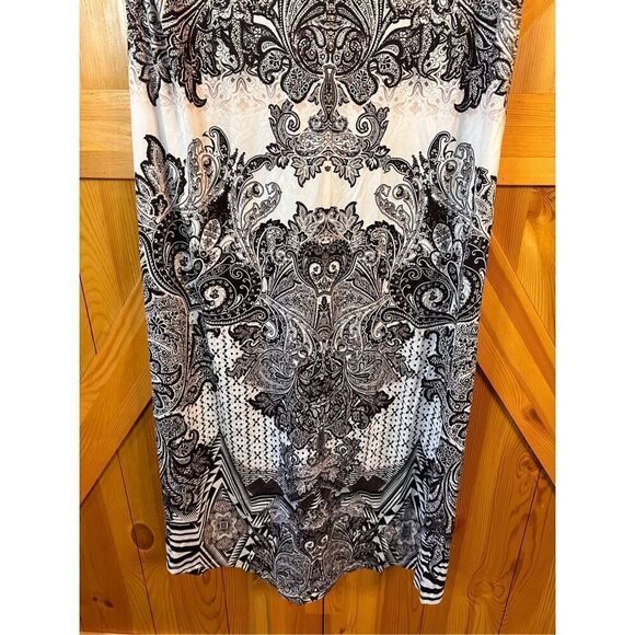 World Unity Womens Plus Size 1X Gem White Maxi Dress Sleeveless nwt (4748) - Picture 7 of 8